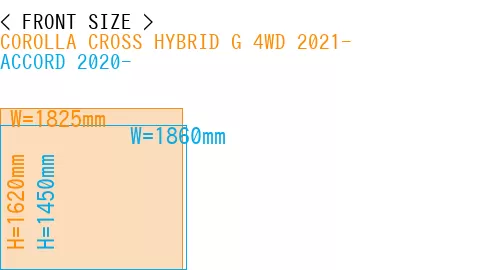 #COROLLA CROSS HYBRID G 4WD 2021- + ACCORD 2020-